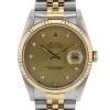 Rolex Datejust in yellow gold and stainless steel Ref : 16233 Circa 1991  - 00pp thumbnail