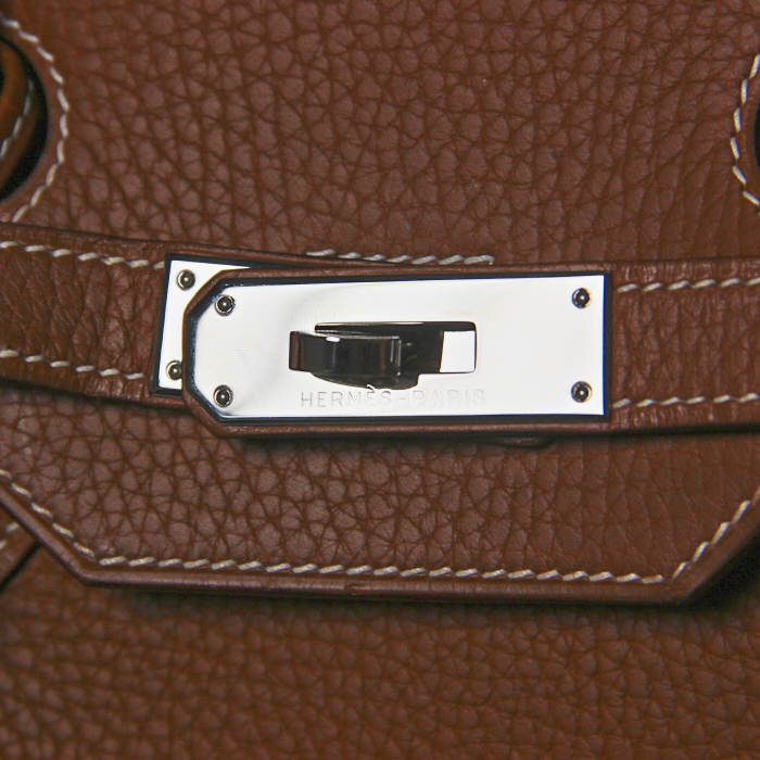 Hermès Birkin 35 cm en cuir gold - Detail D3