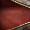 Borsa Louis Vuitton Papillon in tela cerata con motivo a scacchi ebano e pelle marrone - Detail D2 thumbnail