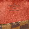 Borsa Louis Vuitton Papillon in tela cerata con motivo a scacchi ebano e pelle marrone - Detail D3 thumbnail