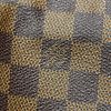 Borsa Louis Vuitton Papillon in tela cerata con motivo a scacchi ebano e pelle marrone - Detail D4 thumbnail