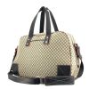 Borsa da viaggio in tela monogram e pelle marrone - 00pp thumbnail