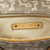 Celine in grey and white printed canvas and natural leather - Detail D3 thumbnail
