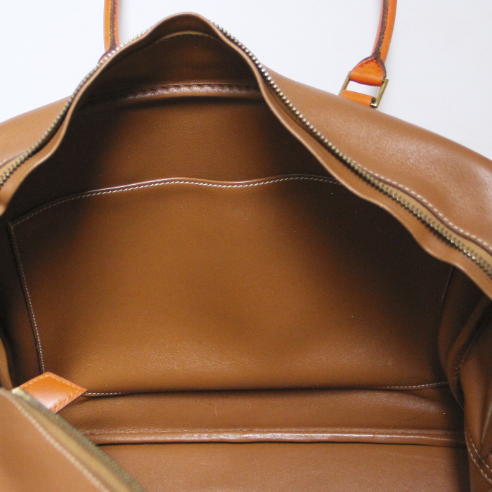 Hermès Plume en cuero beige - Detail D3