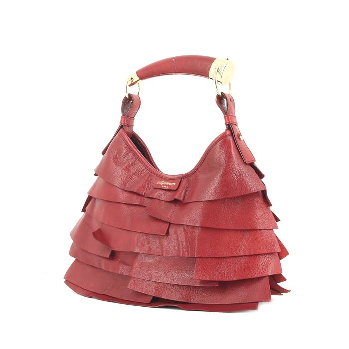 Yves Saint-Laurent Saint-Tropez small model in red leather