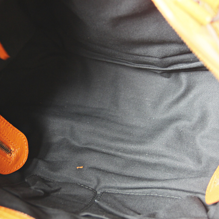 Balenciaga Classic City in orange leather - Detail D2