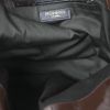 Borsa Tribute in pelle verniciata marrone - Detail D2 thumbnail