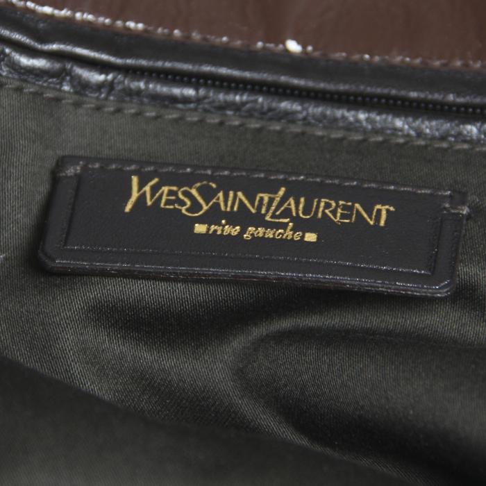 Yves Saint Laurent tribute in brown patent leather - Detail D3