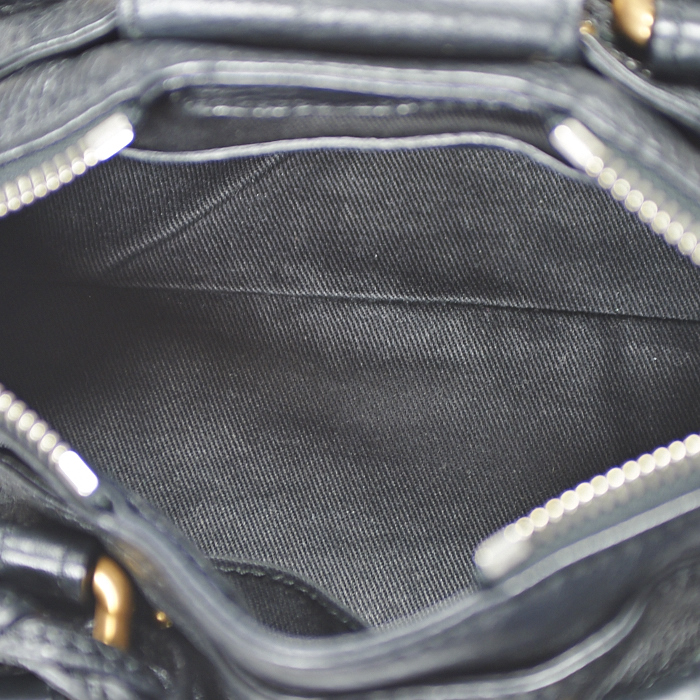 Borsa Paddington modello piccolo in pelle nera - Detail D3