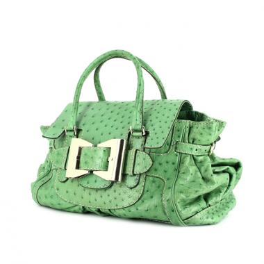 Gucci in green ostrich