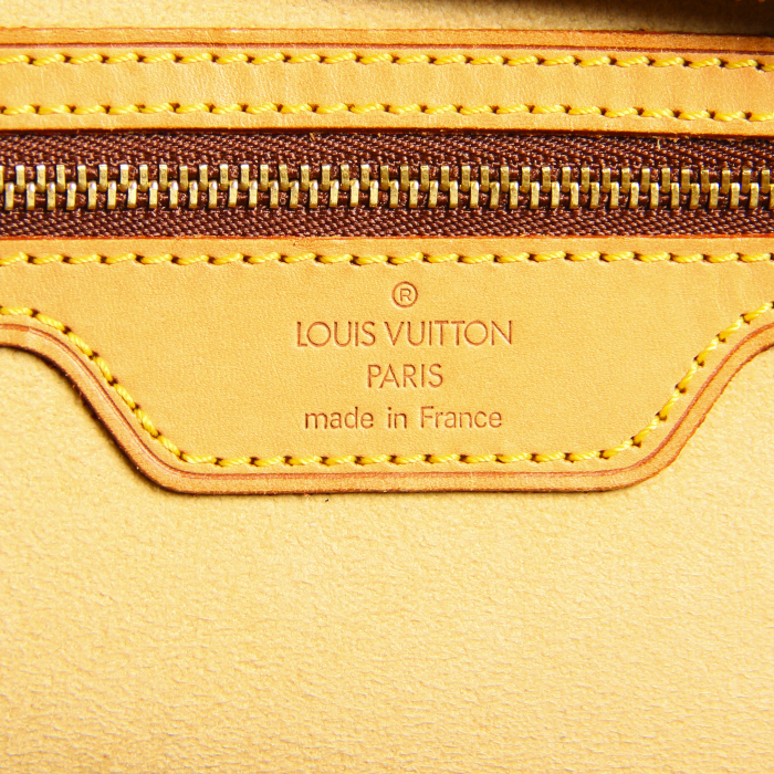 Bolso Cité en lona Monogram revestida y cuero natural - Detail D2