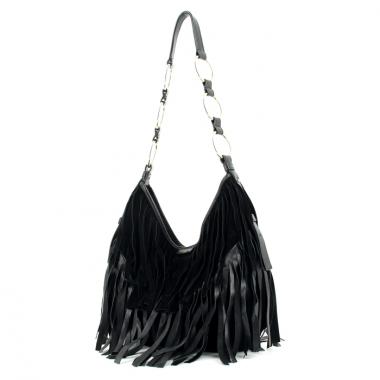 Yves Saint Laurent Saint-Tropez en cuero y ante negro