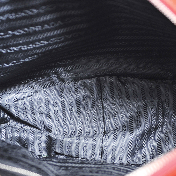 Bowling bag in red leather - Detail D2