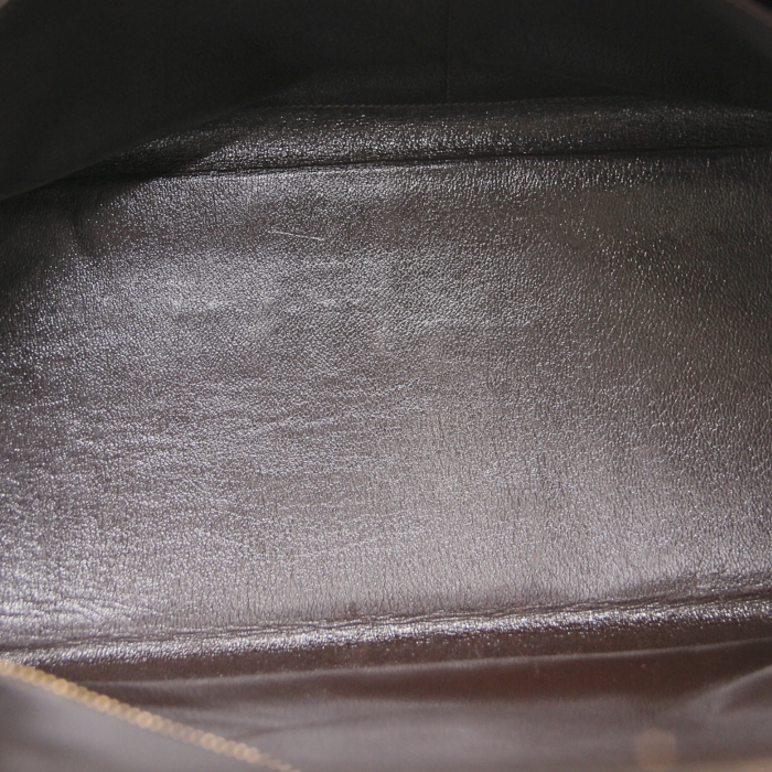 Hermès Kelly 35 en cuir marron - Detail D2