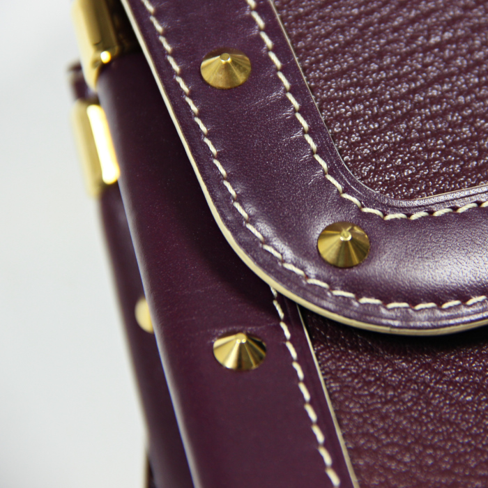 Louis Vuitton Talentueux in plum leather - Detail D5