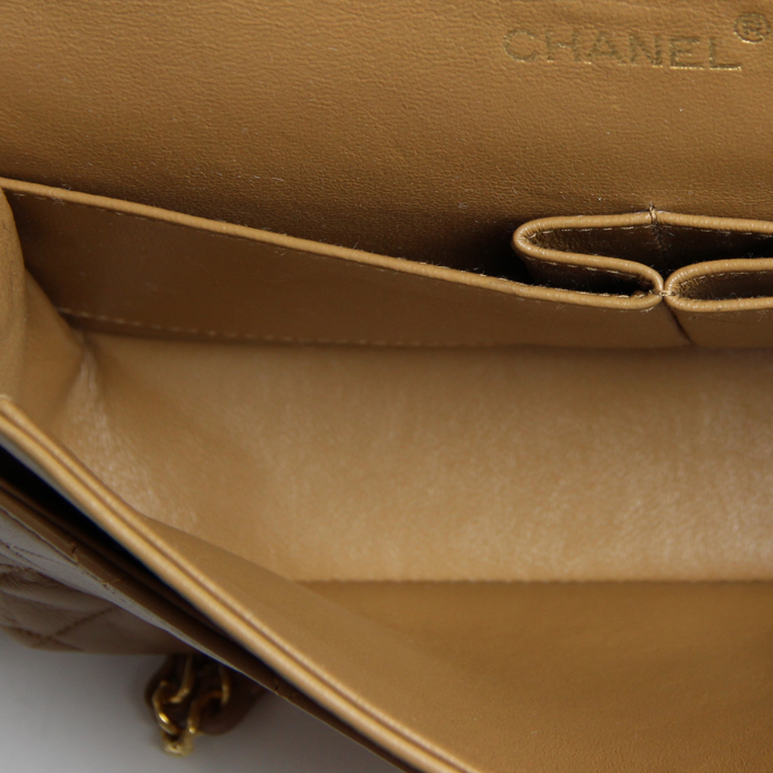 Chanel in light brown quilted leather - Detail D3