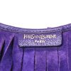 Yves Saint Laurent Saint-Tropez in purple leather and suede - Detail D4 thumbnail