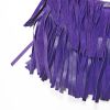 Yves Saint Laurent Saint-Tropez in purple leather and suede - Detail D5 thumbnail