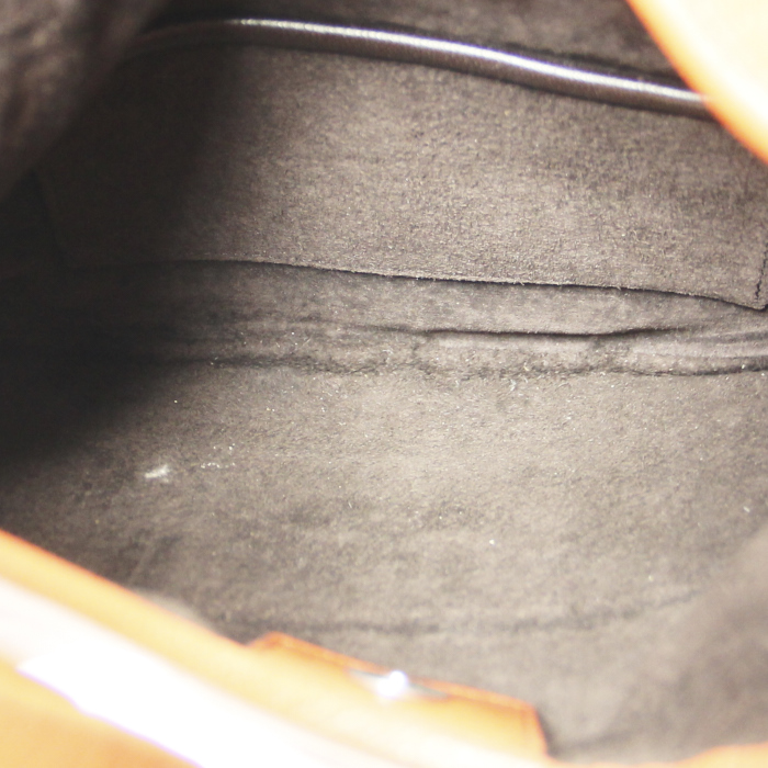 Saint-Tropez small model handbag in orange leather - Detail D2