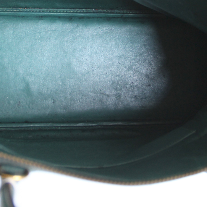 Borsa Hermes Bolide in pelle verde - Detail D2