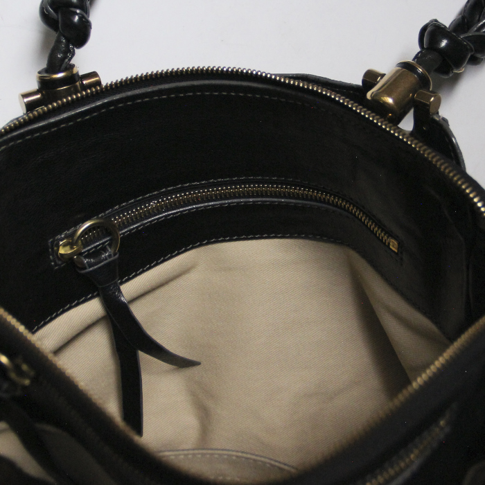 Chloé Héloïse en cuir noir   - Detail D4