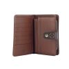Louis Vuitton Viennois wallet in monogram canvas and brown leather - Detail D1 thumbnail