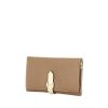 Béarn double wallet in brown and beige epsom leather - 00pp thumbnail