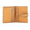 Béarn wallet in brown ostrich leather - Detail D1 thumbnail