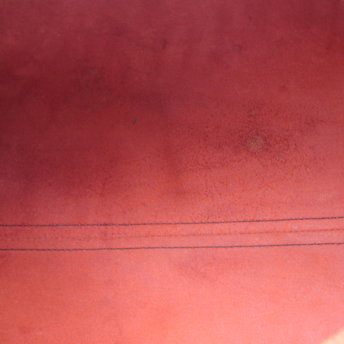 Speedy 40 cm handbag in red epi leather - Detail D2