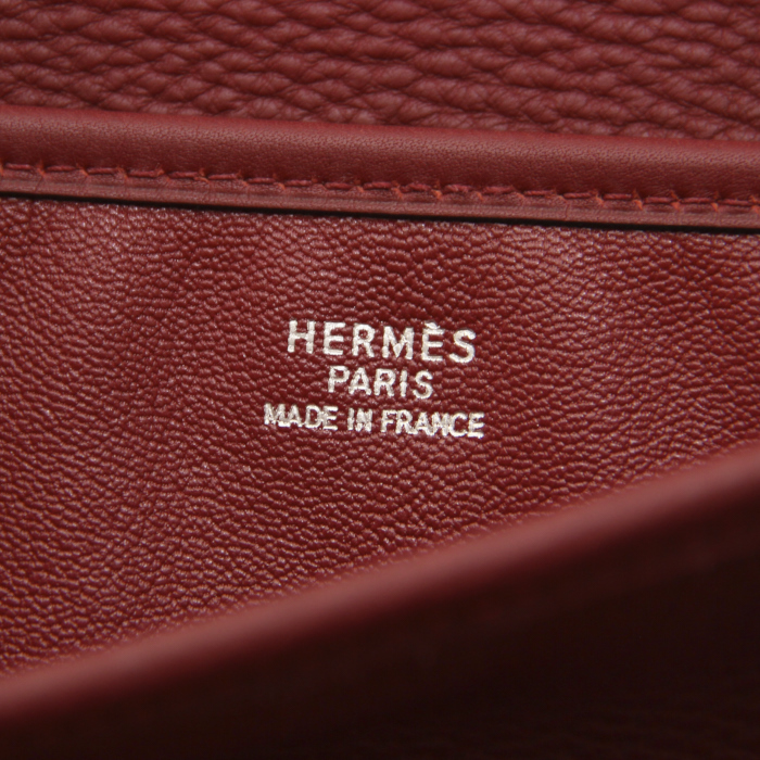 Borsa Christine in pelle bordeaux - Detail D3
