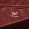 Hermes Christine en cuir bordeaux - Detail D3 thumbnail