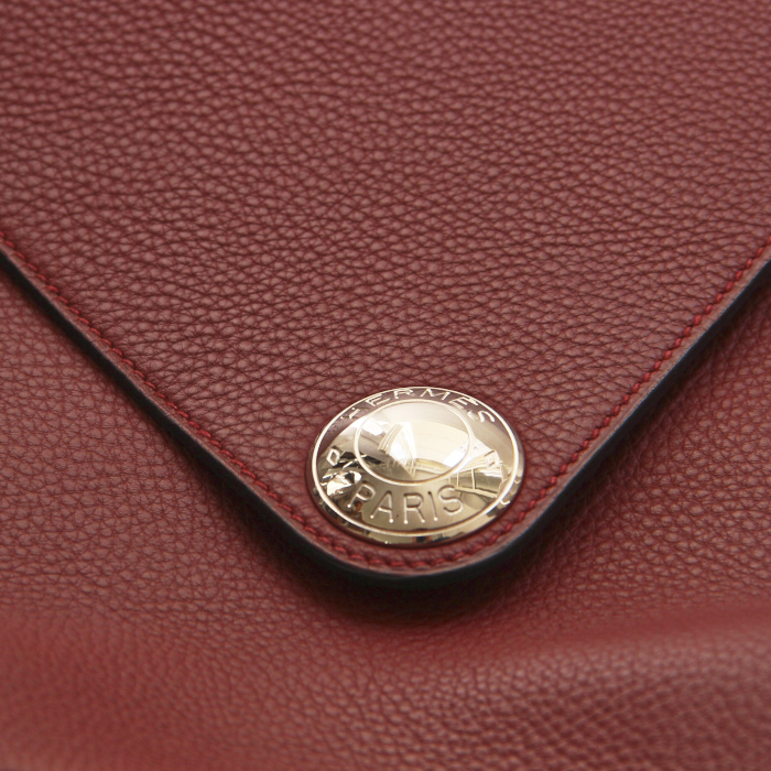 Borsa Christine in pelle bordeaux - Detail D4