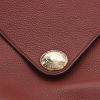 Hermès Christine in burgundy leather - Detail D4 thumbnail
