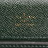 Porte-documents Louis Vuitton en cuir taiga vert - Detail D3 thumbnail