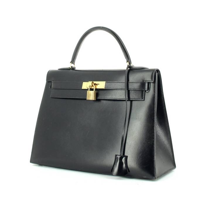 Hermès Kelly 32 cm in black leather