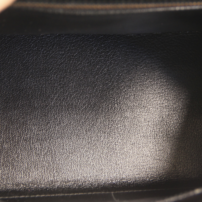 Hermès Kelly 32 cm in black leather - Detail D2