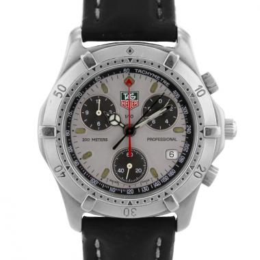  Tag Heuer Chronographe Aquaracer in stainless steel Circa 2000