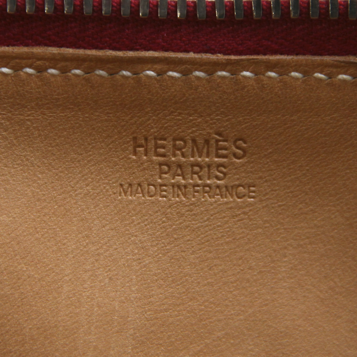 Hermès Paris-Bombay red epson leather - Detail D3