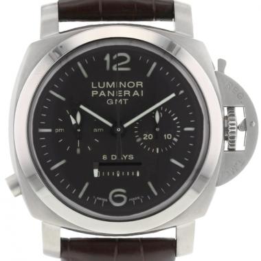 Panerai Luminor Chronographe GMT in titanium Ref : PAM 311 Circa 2010 limited edition at 300 exemplaries