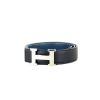 Hermès H belt in black reversible leather - 00pp thumbnail