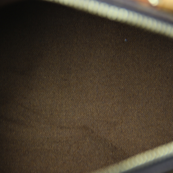 Louis Vuitton Sppedy 25 cm in monogram canvas and natural leather - Detail D2