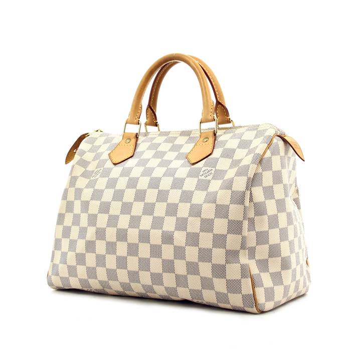 LOUIS VUITTON SPEEDY 30 DAMERO AZUR BANDOLERA