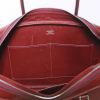 Plume Elan small model handbag in burgundy box leather - Detail D4 thumbnail