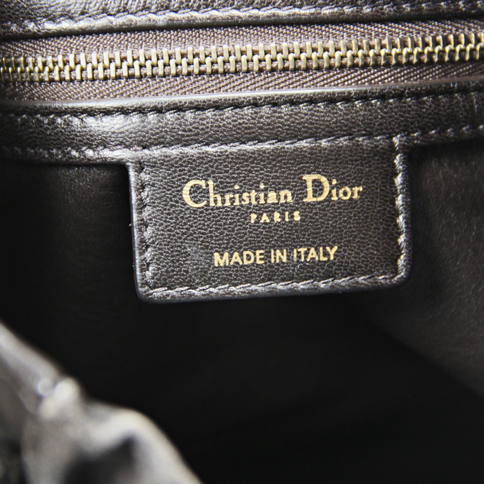 Christian Dior en cuir marron - Detail D3