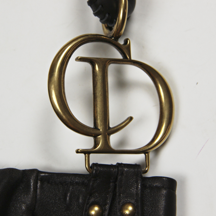 Christian Dio in brown leather  - Detail D4