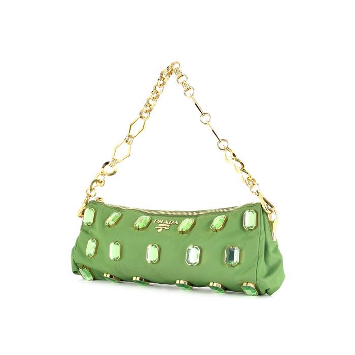 bag #prada  Women bags fashion handbags, Green prada bag, Women's
