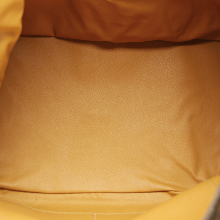 Celine travel bag in Monogram canvas and brown leather - Detail D2