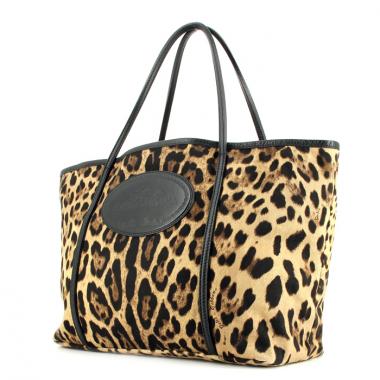 Dolce 
Gabbana Cabas in leopard fabric