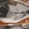 Handbag in brown synthetic furr and patent leather - Detail D2 thumbnail