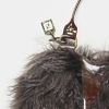 Handbag in brown synthetic furr and patent leather - Detail D3 thumbnail